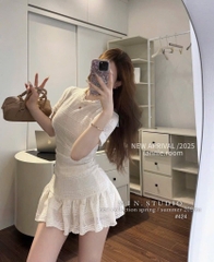 SET VÁY ĐUÔI BÈO CỘC TAY NỮ