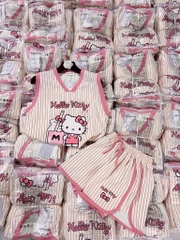 SET BỘ SÁT NÁCH HELLO KITTY HỒNG KẺ
