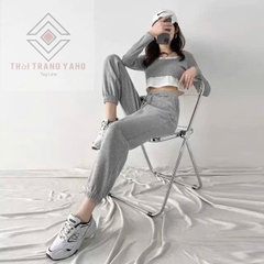 QUẦN JOGGER TĂM CHUN DÂY NỮ