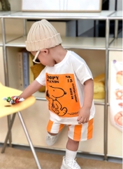 SET SNOOPY CAM BÉ TRAI( xả 49k)