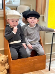 SET BỘ DÀI COTTON THÊU GẤU WHO BÉ TRAI