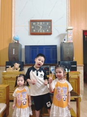 VÁY CAM BÈO BABY THREE BÉ GÁI SẴN (XẢ 50k)