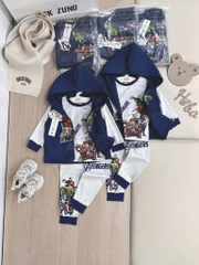BỘ DÀI COTTON ÁO KHOÁC CHÂN CUA SIÊU NHÂN BÉ TRAI