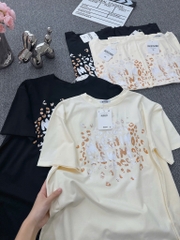 ÁO PHÔNG MOSCHINO CỘC TAY NỮ SẴN (SALE 60k)