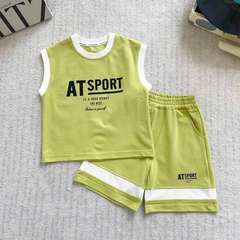 SET 2 BỘ COTTON TÀU SPORT BÉ TRAI SẴN (XẢ 75k)