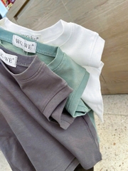 SET 3 ÁO BA LỖ TONE TRẮNG XANH GHI BÉ TRAI