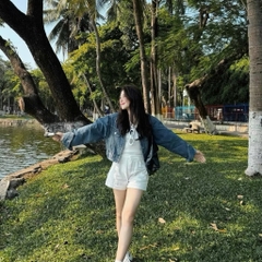 QUẦN SOOC JEAN NỮ TRẮNG BASIC