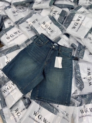 QUẦN NGỐ JEAN NỮ XANH WG