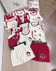 SET 3 BỘ SÁT NÁCH TONE ĐỎ BÉ GÁI( xả 109k)
