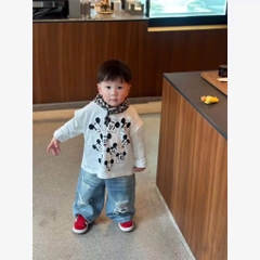 SET BỘ ÁO DÀI TAY MICKEY QUẦN JEAN DÀI BÉ TRAI (SALE 82k)