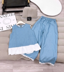 SET JEAN GIẤY BÉ GÁI SIZE ĐẠI SẴN