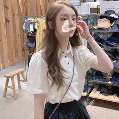 ÁO POLO CỔ ĐỨC TAY BỒNG NỮ