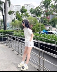 SET ÁO MIX QUẦN SHORT WHO 3 MÀU NỮ SẴN (SALE 119k)