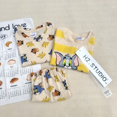 SET 2 BỘ TOM JERRY VÀNG KẺ BÉ TRAI