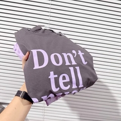 SÉT COTTON CHÂN VÁY TÍM KÈM TÚI