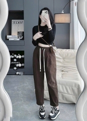 QUẦN BAGGY KAKI DÂY RÚT QC SIÊU CHẤT 3M NỮ