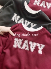 SET NỈ LÓT LÔNG NAVY PHỐI LEN HÀNG QC NỮ THU ĐÔNG SẴN (SALE 199k)