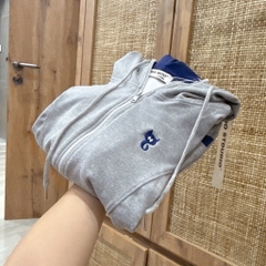 BỘ DÀI TĂM MŨ THÊU MÈO MÀU XÁM NỮ THU ĐÔNG SẴN