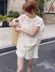 SET CỘC REN Ô VUÔNG NỮ (TĂNG GIÁ)