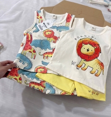 SET 2 BỘ BA LỖ SƯ TỬ VOI HƯƠU BÉ TRAI (SALE 89k)