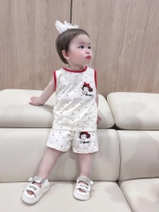 SET 3 BỘ SÁT NÁCH TONE ĐỎ BÉ GÁI( xả 109k)