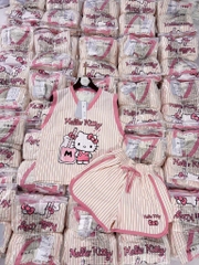 SET BỘ SÁT NÁCH HELLO KITTY HỒNG KẺ