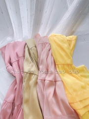 VÁY TƠ LI NGANG 3 TẦNG 2 LỚP