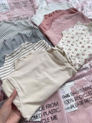 SET 4 ÁO ZIP GIỮ NHIỆT DÀI TAY BÉ GÁI