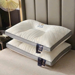 ĐỒ PHÒNG NGỦ - CẶP GỐI SPA CHỐNG ĐAU VAI GÁY VIỀN XÁM