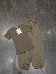 SET  BADU NÂU QUẦN BO DÚT GẤU NỮ (SALE 115k)