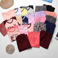 BỘ DÀI COTTON XUẤT NHIỀU MÀU NỮ THU ĐÔNG