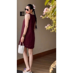 VÁY LI-EN HOA VIỀN HAI LỚP NỮ