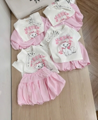 SET VÁY BÍ MÈO BÉ GÁI ( xả 35k)