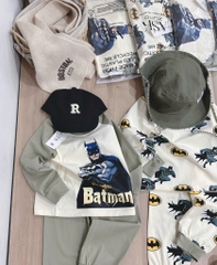SET 2 BỘ DÀI BATMAN TONE RÊU BÉ TRAI SẴN
