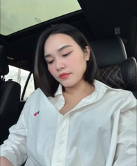 ÁO SƠ MI THÊU TIM DÀI TAY NỮ SẴN( 75k )