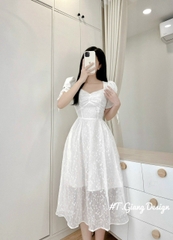VÁY REN HẠT TAY NƠ - XẢ 59K