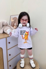 SET 4 ÁO XƯỚC HH CAPUCHINO XAHUR DÀI TAY BÉ GÁI