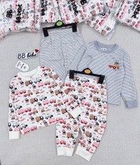 SET 2 BỘ DÀI OTO NHÍ MÀU ĐỎ KẺ GHI BÉ TRAI SẴN