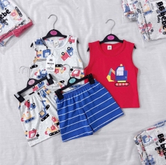 SET 2 BỘ Ô TÔ CẦN CẨU TONE ĐỎ GHI BÉ TRAI SẴN(SALE 85k)