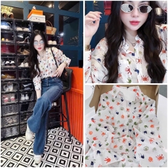 ÁO SƠ MI HOẠ TIẾT NỮ