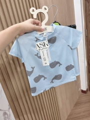 ĐỒ BƠI BỘ BƠI CÁ HEO XANH QUẦN CỘC BÉ TRAI SẴN( xả 50k )