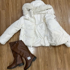 ÁO PHAO BÉO MŨ LÔNG NỮ THU ĐÔNG