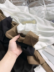 SET 3 ÁO ZIP LÔNG GIỮ NHIỆT ĐEN TRẮNG BE NỮ THU ĐÔNG SẴN