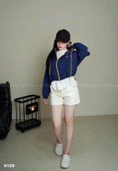 ÁO GIÓ CROP NỮ SẴN