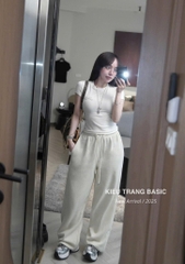 ÁO ZIP THÊU BAD MÀU TRẮNG KEM NỮ