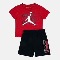 SET BỘ ÁO ĐỎ JORDAN QUẦN ĐÙI BÉ TRAI SẴN(XẢ 50k)