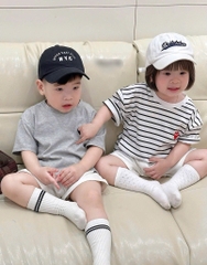 SET 3 ÁO COTTON THÊU TIM CHO BÉ TRAI XUẤT XỊN NEW 2025