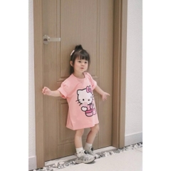 SET ÁO HELLO KITTY KÈM QUẦN BÉ GÁI (SALE 70k)
