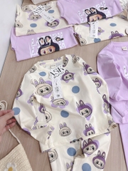 SET 2 BỘ COTTON LABUBUTHU ĐÔNG  BÉ GÁI (sale 79k)