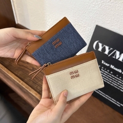 PHỤ KIỆN - VÍ CẦM TAY MIU MIU NHIỀU MÀU
